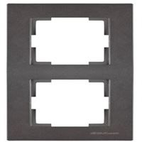 RİTA İKİLİ DİKEY ÇERÇEVE FÜME 1